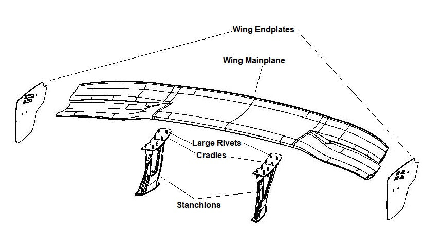 2016-2017 Gen V Viper ACR-E Carbon Fiber Wing